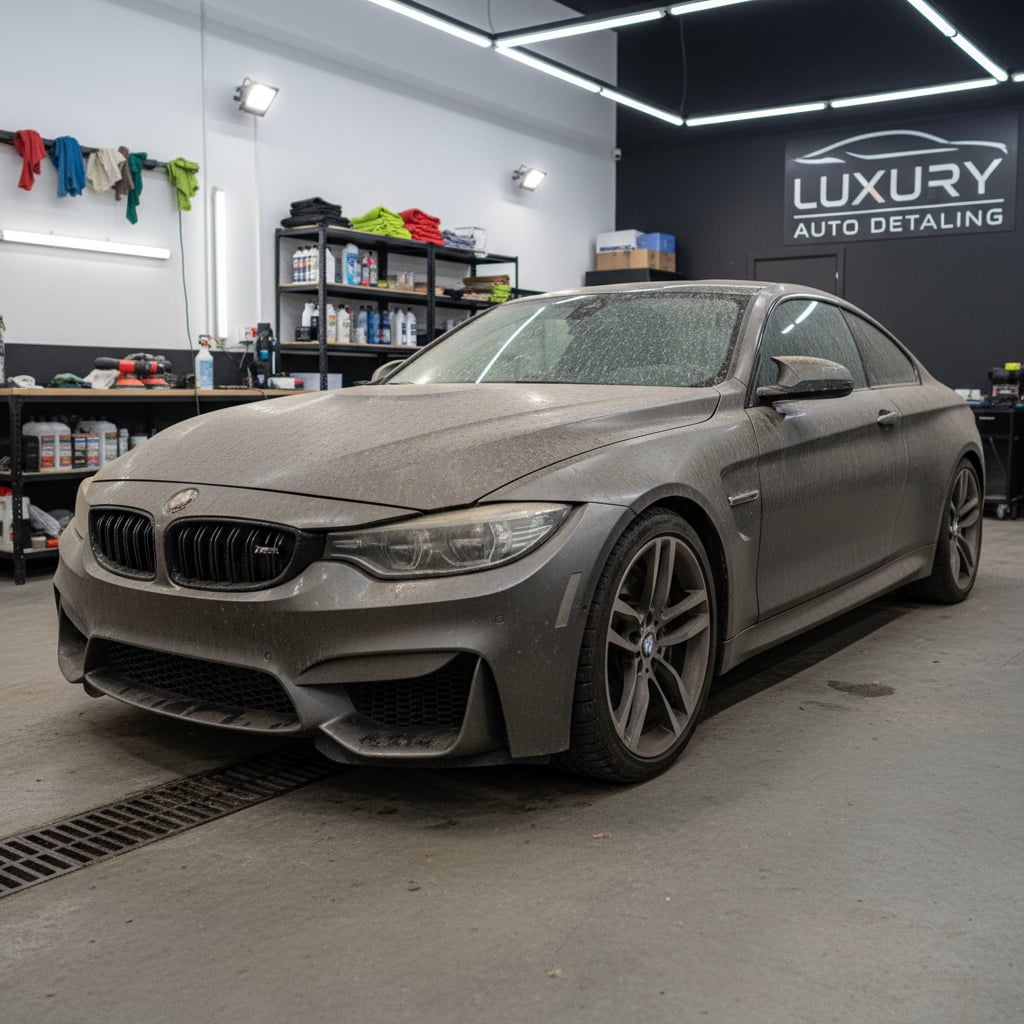 Car before detailing
